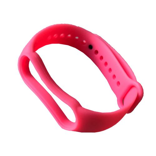 Ремінець Silicone для Mi Band 5/6 (Rose Red)