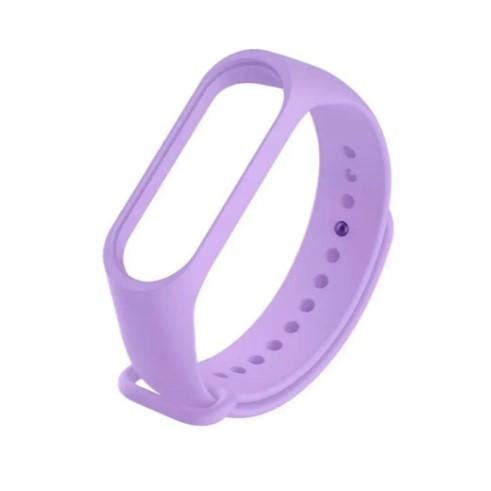 Ремінець Silicone для Mi Band 7/6/5 (Фіалковий)