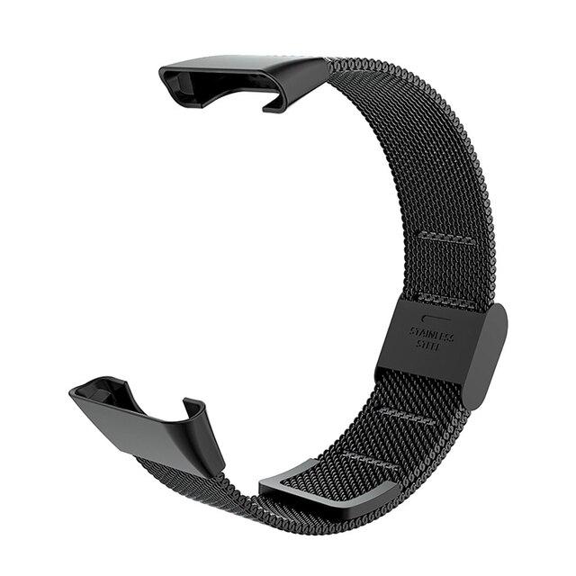 Ремінець Milanese loop для Xiaomi Mi Smart Band 7 Pro (Black)