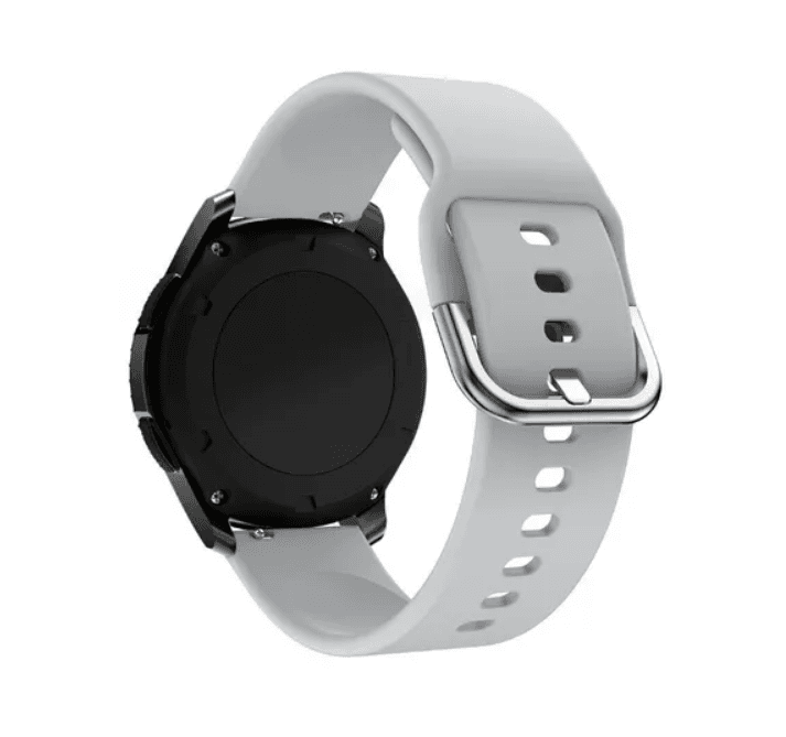 Ремінець Silicon для 22mm (мет. застібка) (Light grey)