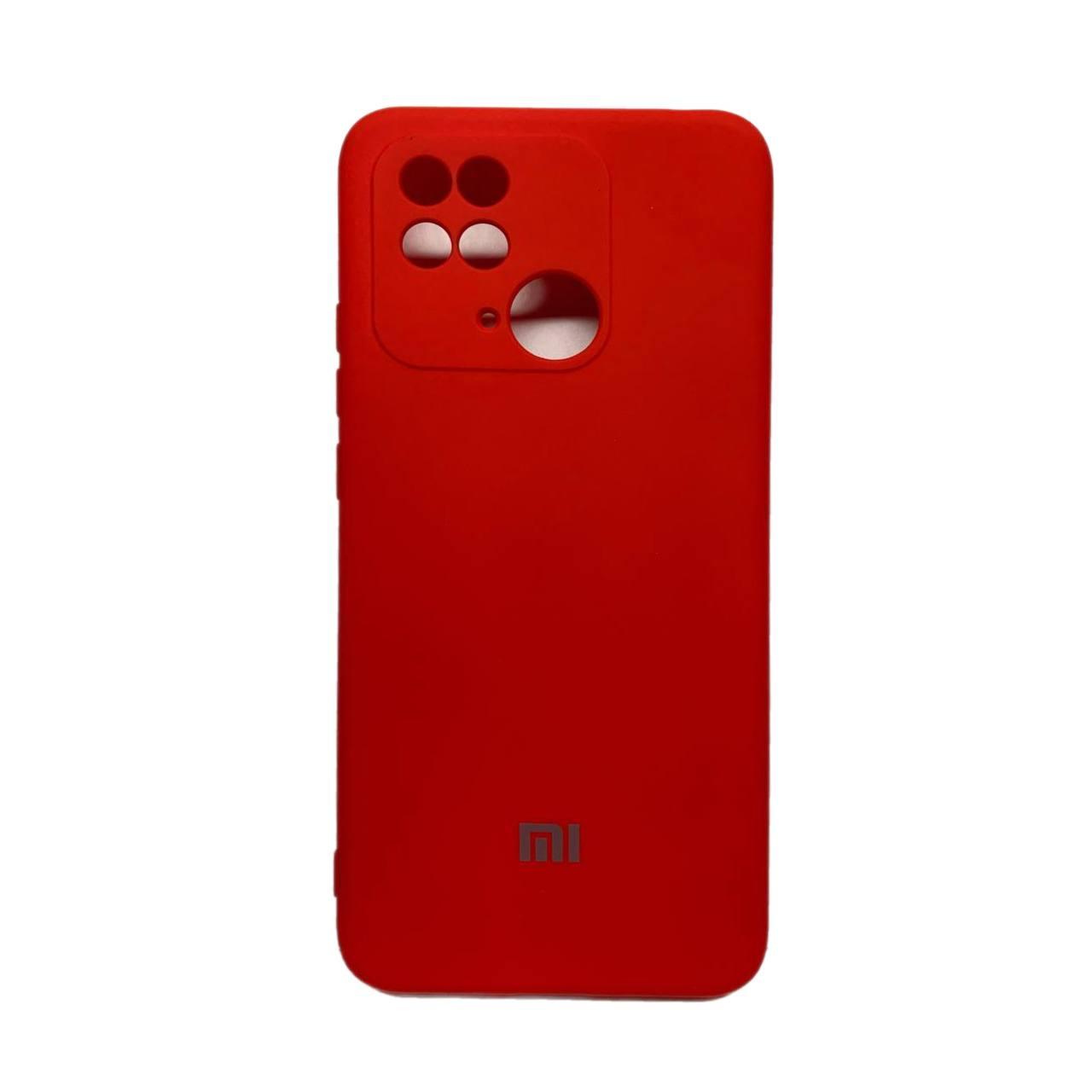 Silicone Cover Full Camera (A) для Xiaomi Redmi 10C Red