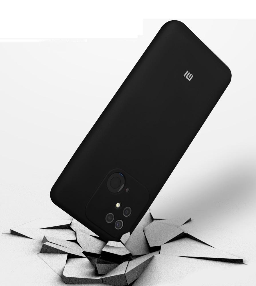 Silicone Cover Full Camera (A) для Xiaomi Redmi 10C Black