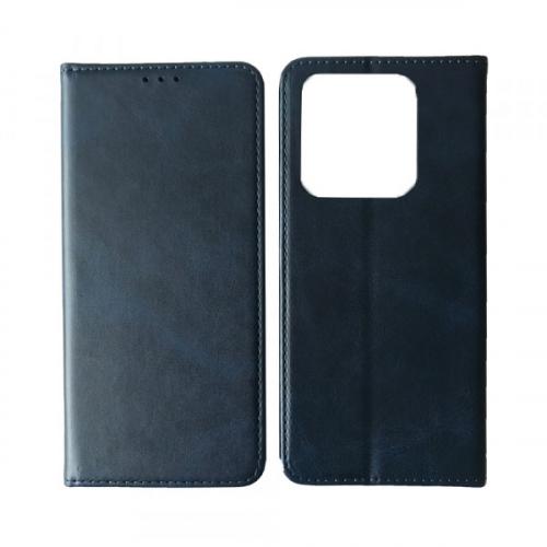 Книжка Black TPU Magnet для Xiaomi Redmi 10C/Poco C40 синя