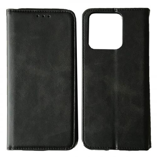 Книжка Black TPU Magnet для Xiaomi Redmi 10C/Poco C40 чорна