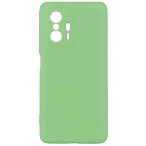 Silicone Cover Full Camera without Logo (A) для Xiaomi 11T / 11T Pro (Mint)