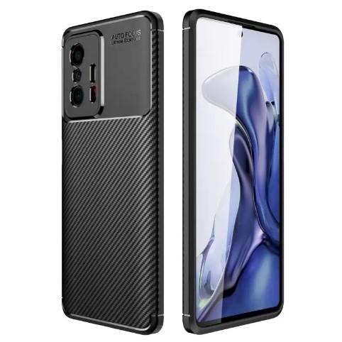 Накладка Ultimate Experience Carbon для Xiaomi 11T/ 11T Pro чорна