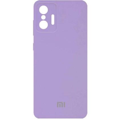 Silicone Cover Full Camera without Logo (A) для Xiaomi 11T / 11T Pro (Dasheen)