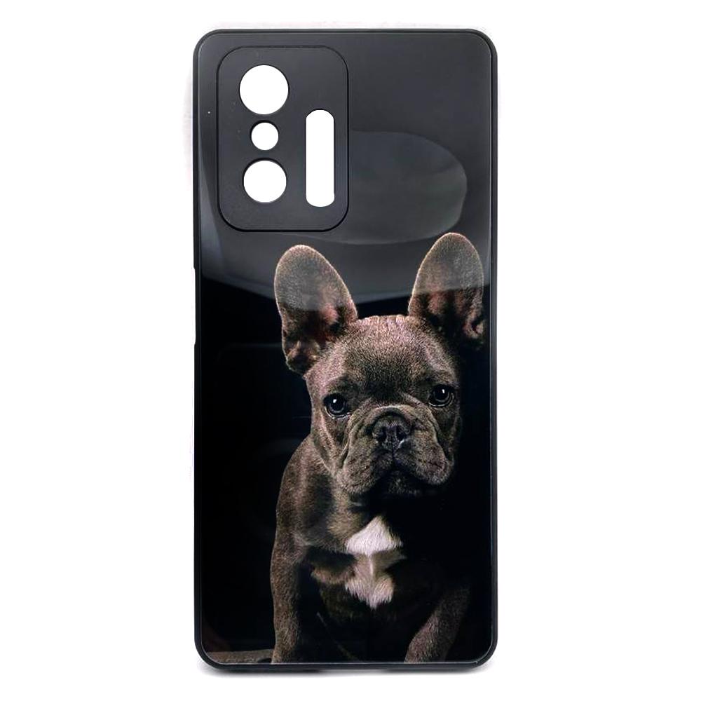 Накладка Marble Clouds для Xiaomi 11T/11T Pro Dogs (cкляний)