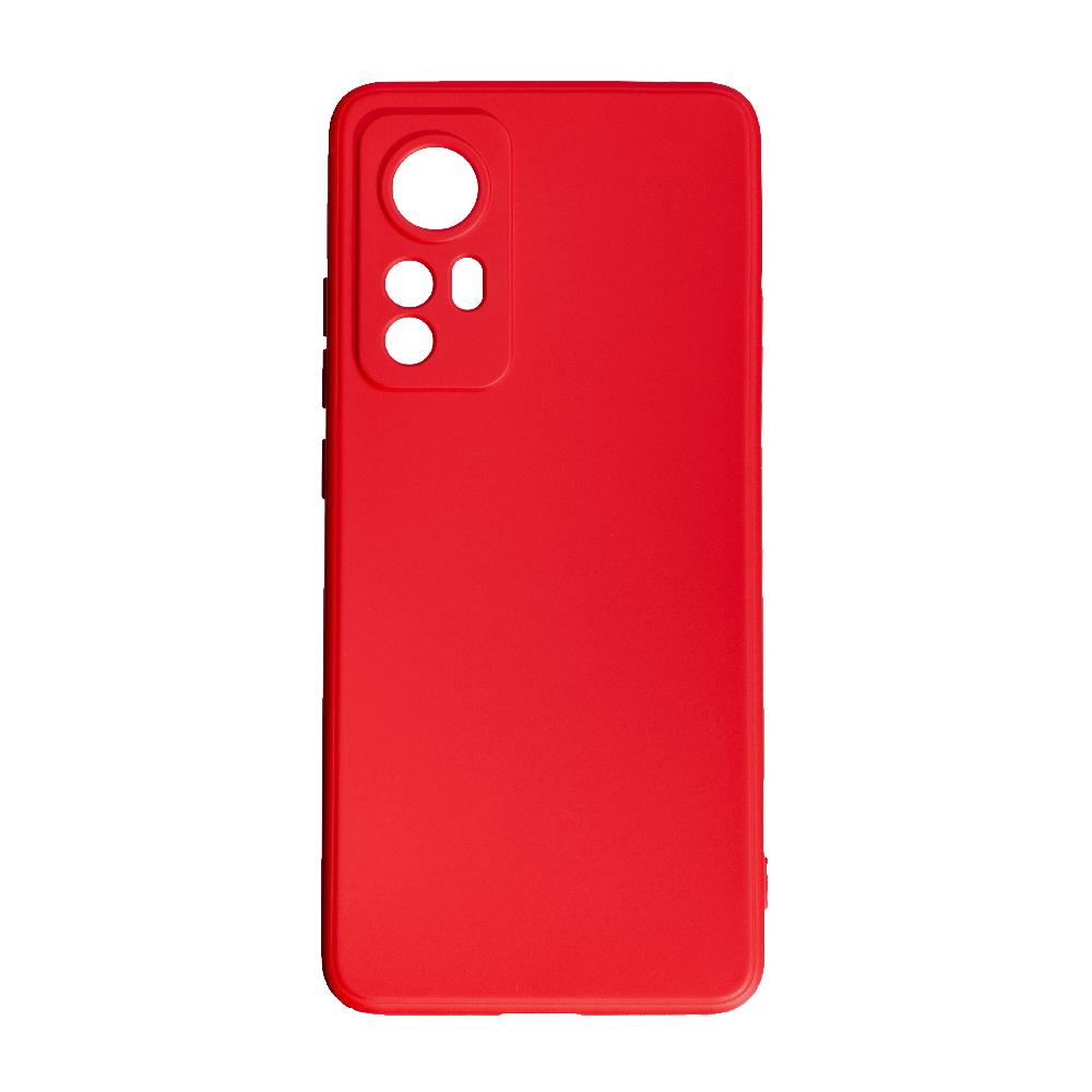 Накладка Silicone case SMTT для Xiaomi 12 / 12X  (Red)