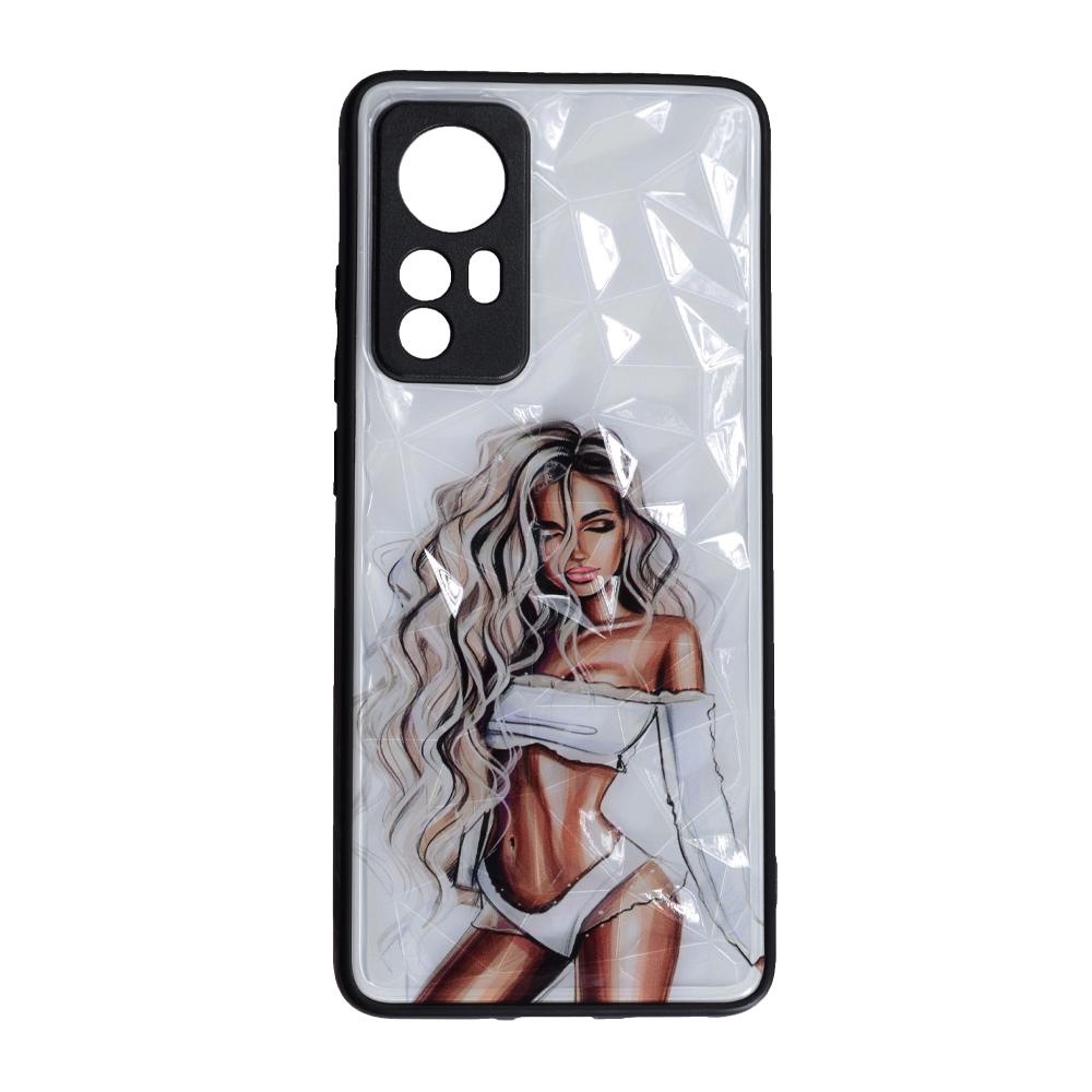 Накладка Ladies Camera для Xiaomi 12/12x Girl white