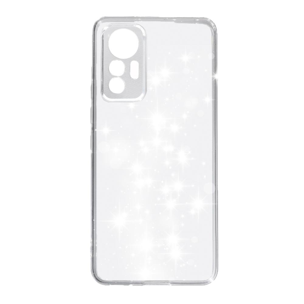 Накладка Molan Cano Glossy Jelly для Xiaomi 12 Lite  прозора з блискітками