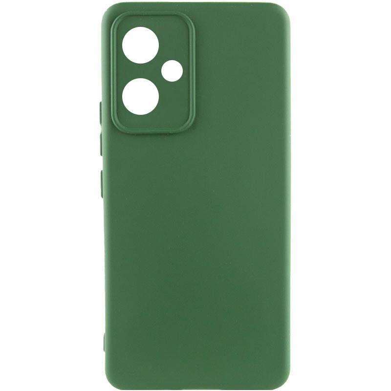 Silicone Case Full Protective No Logo для Xiaomi Redmi 12 (Dark green)
