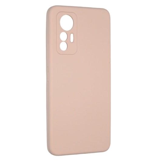 Silicone Case Full Camera Protective для Xiaomi 12 Lite (Pink sand)
