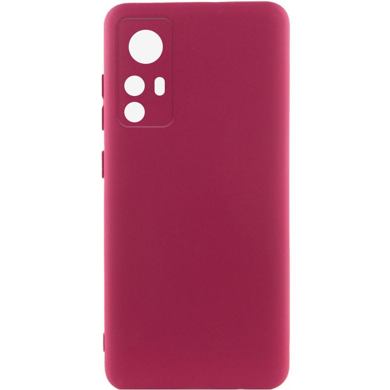 Silicone Cover Full Camera without Logo (A) для Xiaomi 12T / 12T Pro (Marsala)