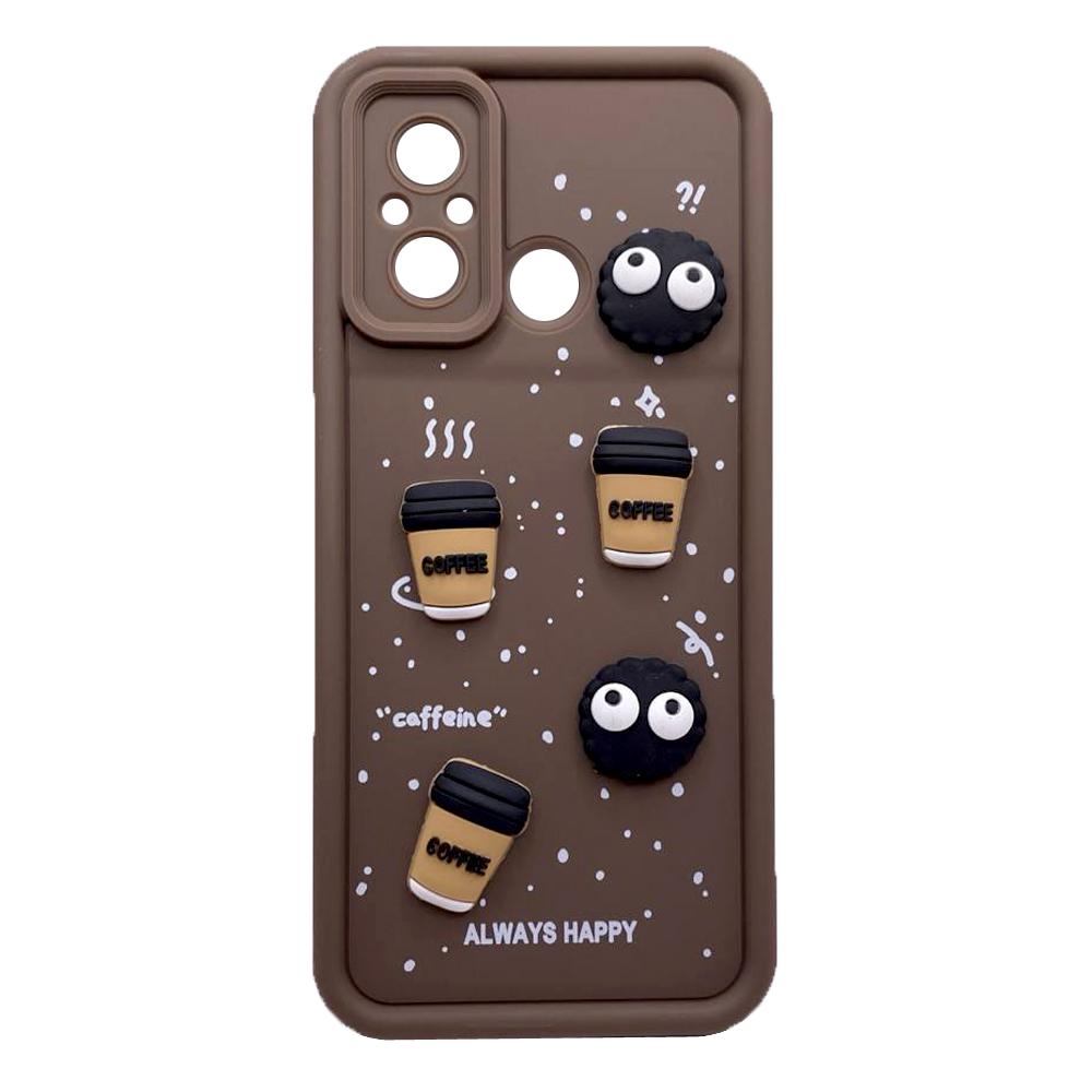 Чохол Pretty Toys для Xiaomi Redmi 12C / Poco C55 (Brown/Always Happy)