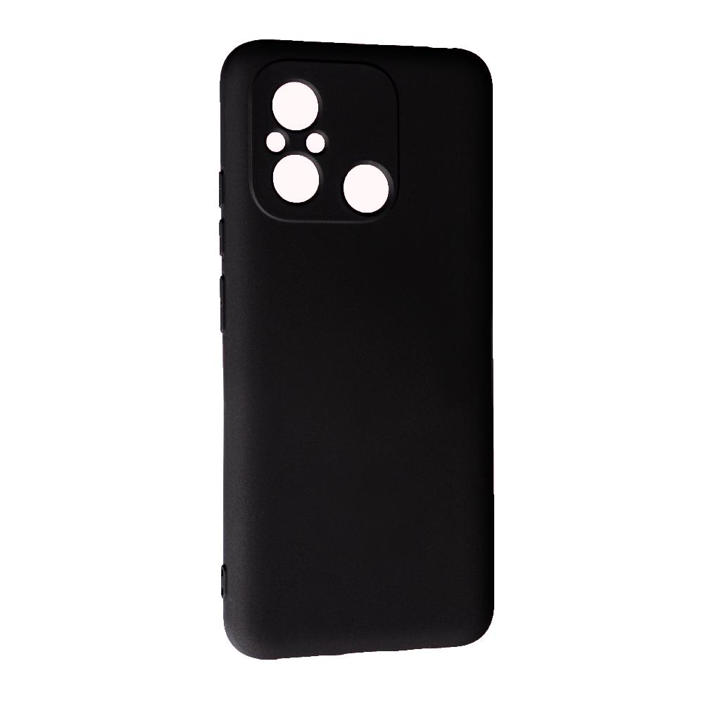 Накладка Silicone  SMTT для Xiaomi 12C/Poco C55 (Black)