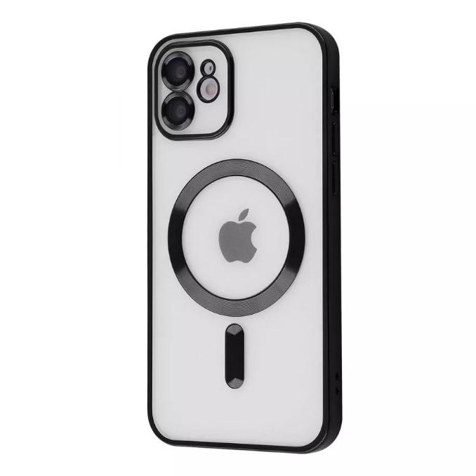 Накладка Metal Matte Case MagSafe для iPhone 13 Pro Max (black)
