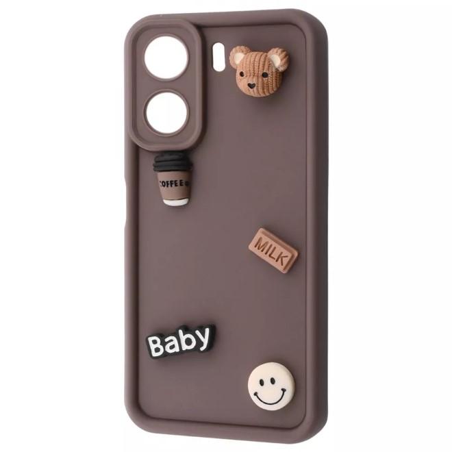 Чохол Pretty Toys для Xiaomi Redmi 13C / Poco C65 (brown/bear)