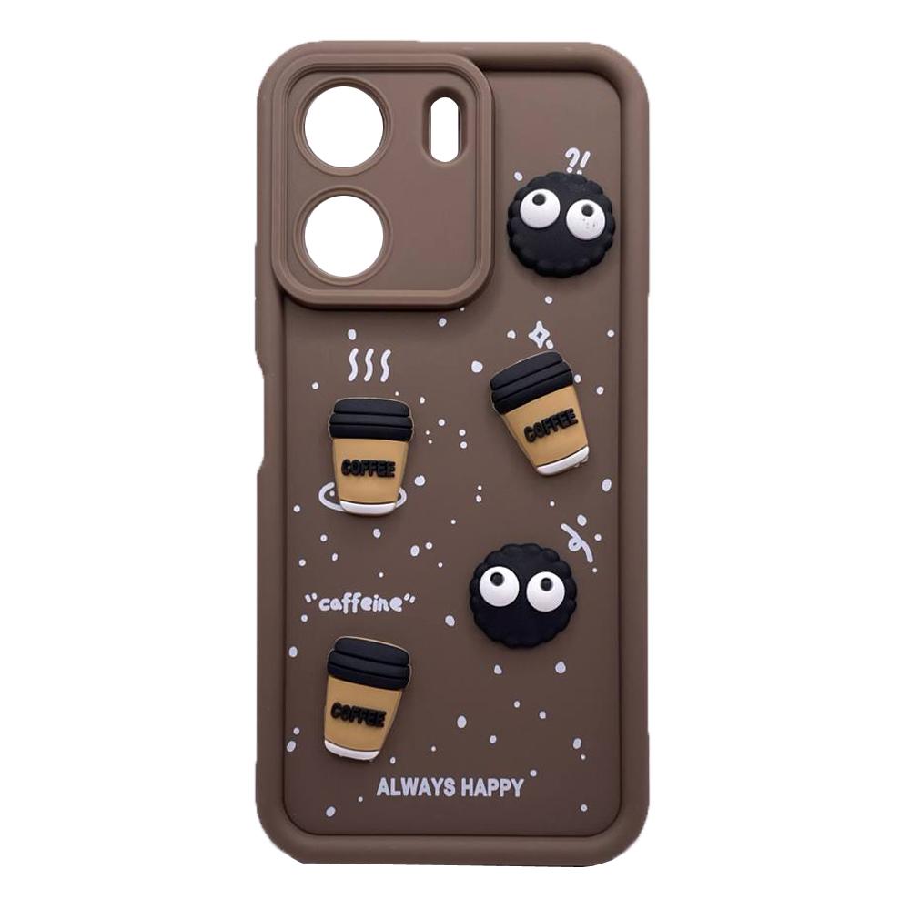 Чохол Pretty Toys для Xiaomi Redmi 13C/Poco C65 (Brown/Always Happy)