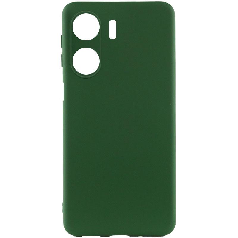 Silicone Cover Full Camera without Logo (A) для Xiaomi Redmi 13C/Poco C65 (Dark green)