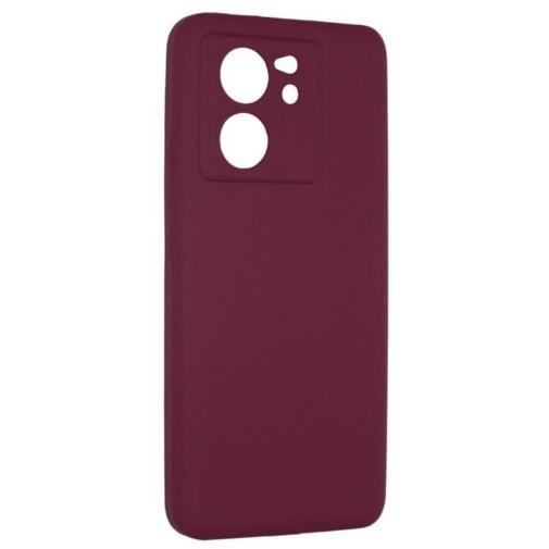 Накладка Silicone case SMTT для Xiaomi 13T/13T Pro Marsala