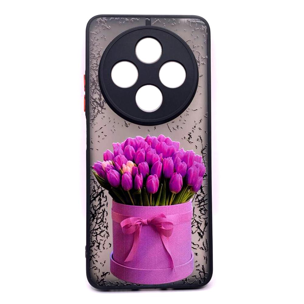 Накладка Totu Gingle Print для Xiaomi Redmi 14C/ Poco C75 Тюльпани
