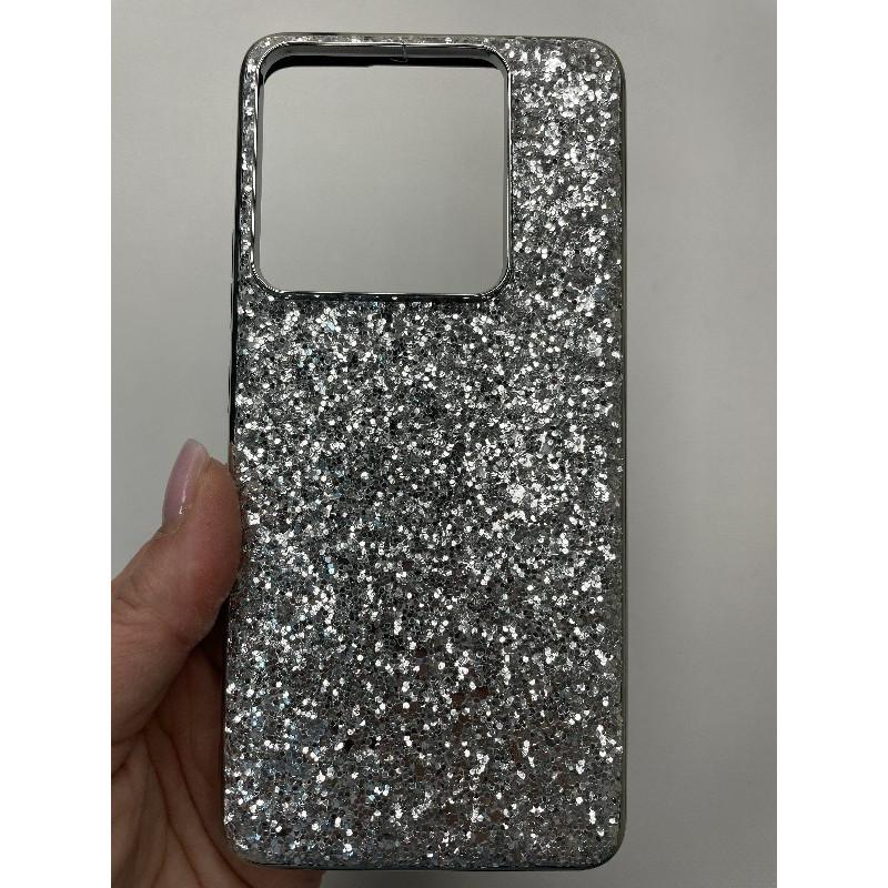 Чохол SEQUIN для Xiaomi Redmi Note 13 Pro 4G паєтки срібні