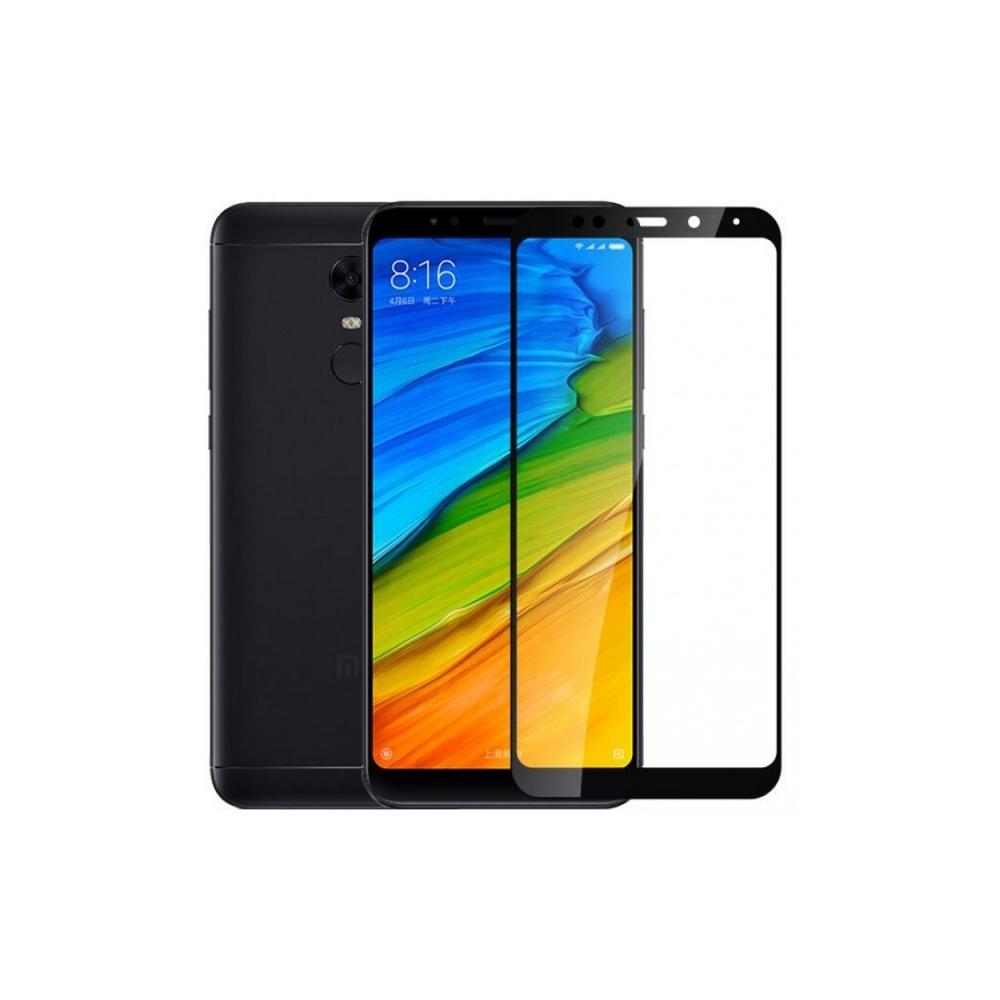 Захисне скло Silk Screen для XIAOMI Redmi 5 Plus black (поклейка рамкою)