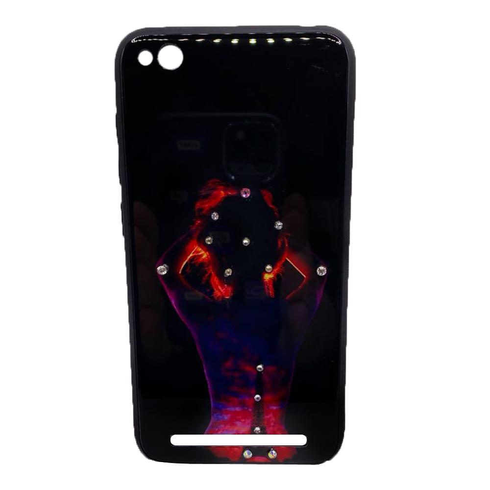 Чохол Silicone Glass для Xiaomi Redmi 5A Силует