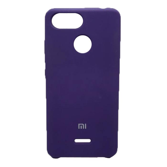 Накладка Silicone Case Premium для Xiaomi Redmi 6 (Ultra Violet)