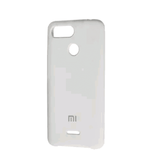 Накладка Silicone Case Premium для Xiaomi Redmi 6 (White)