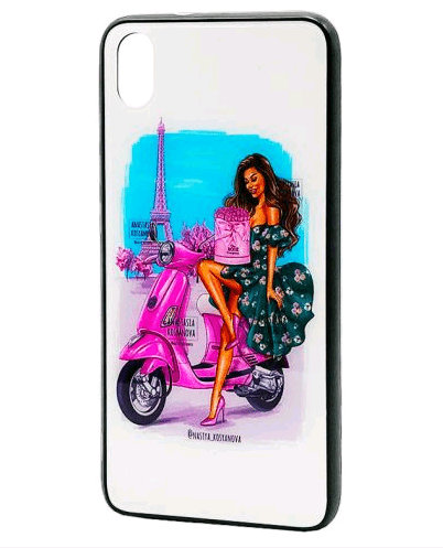 Чохол Girls Glass для IPhone X Paris