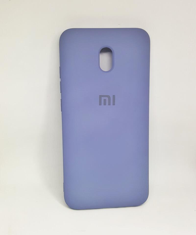 Накладка Silicone Cover full для Xiaomi Redmi 8A сірий