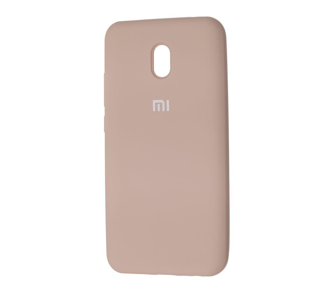 Накладка Silicone Cover full для Xiaomi Redmi 8A рожевий