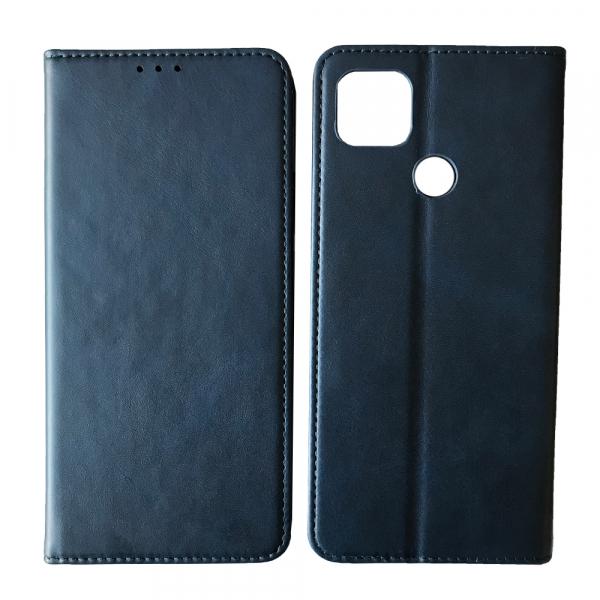 Книжка Black TPU Magnet для Xiaomi Redmi 9C/10A синя