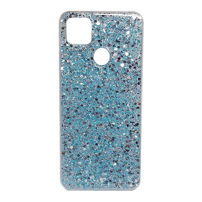 Накладка Star Glitter для Xiaomi Redmi 9C/10A  блакитна