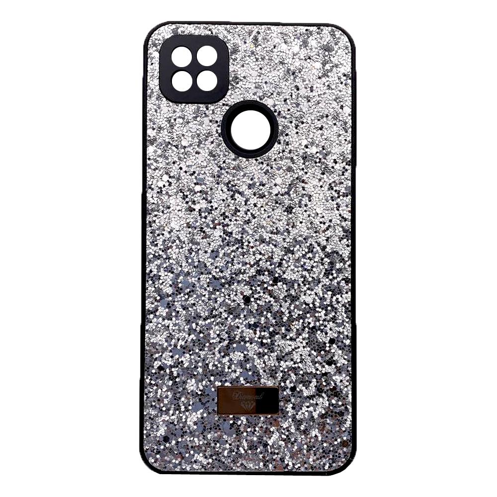 Накладка Bling Grainy Diamond Separate Camera для Xiaomi Redmi 9C/10A (Срібляста)