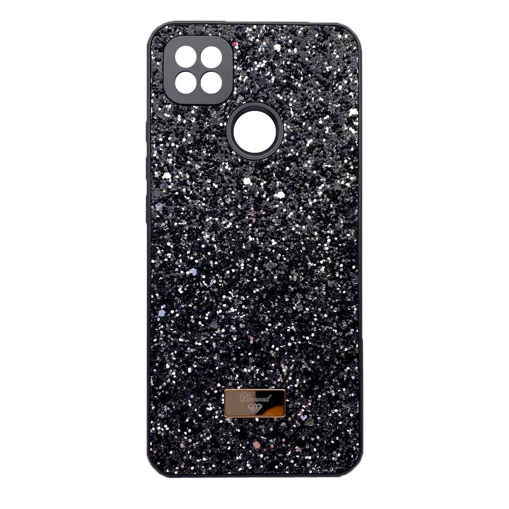 Накладка Bling Grainy Diamond Separate Camera для Xiaomi Redmi 9C/10A (Чорна)