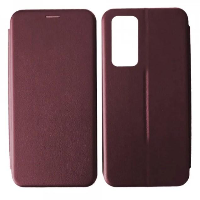 Книжка Premium для Xiaomi Redmi Note 10 / Note 10s / Poco M5s бордова