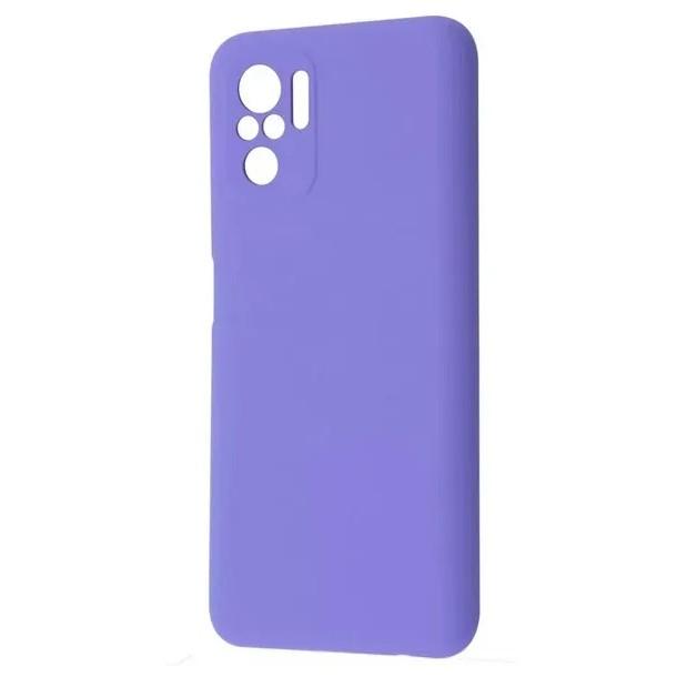 Накладка Fibra для Xiaomi Redmi Note 10/10S/Poco M5s  (Light purple)