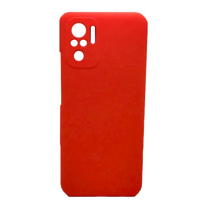 Накладка Fibra для Xiaomi Redmi Note 10/10S/Poco M5s  (Red)