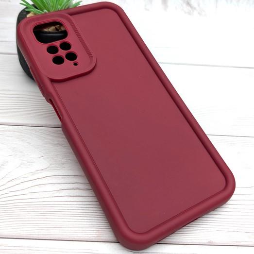 Накладка Luxury Candy для Xiaomi Note 11/Note 11s (Burgundy)
