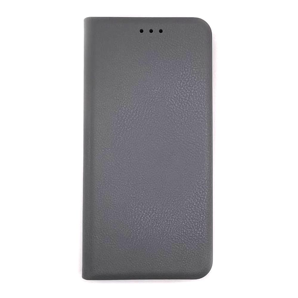 Книжка LEATHER для Xiaomi Redmi Note 10 Pro/Note 10 Pro max сіра