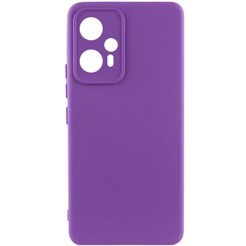 Silicone Case Full Protective No Logo для Xiaomi Poco X4 GT/Redmi Note 12T Pro / Redmi Note 11T Pro / Note 11T Pro Plus / K5 (Purple)