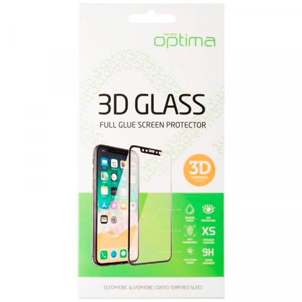 Захисне скло Optima 3D для Samsung J8  Чорна рамка