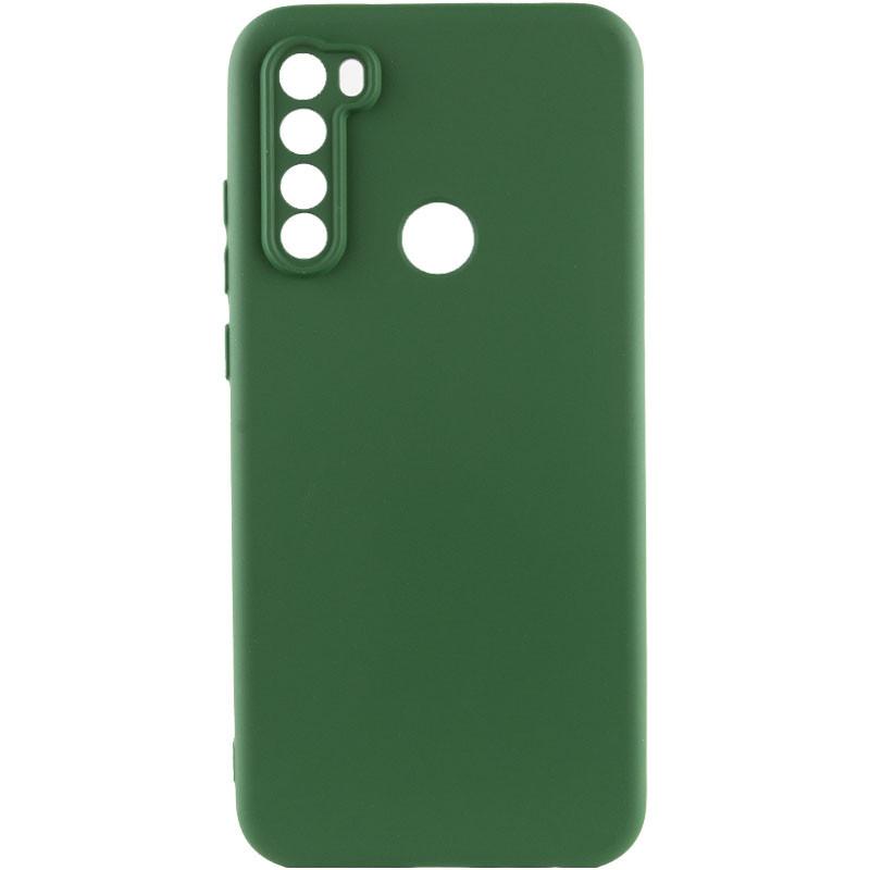 Silicone Cover Full Camera without Logo (A) для Xiaomi Note 8T (Dark green)