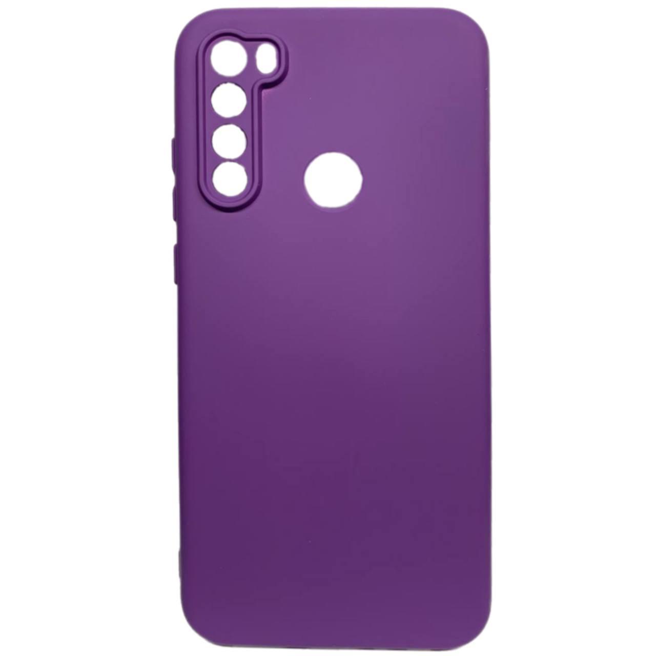 Silicone Cover Full Camera without Logo (A) для Xiaomi Note 8T (Purple)