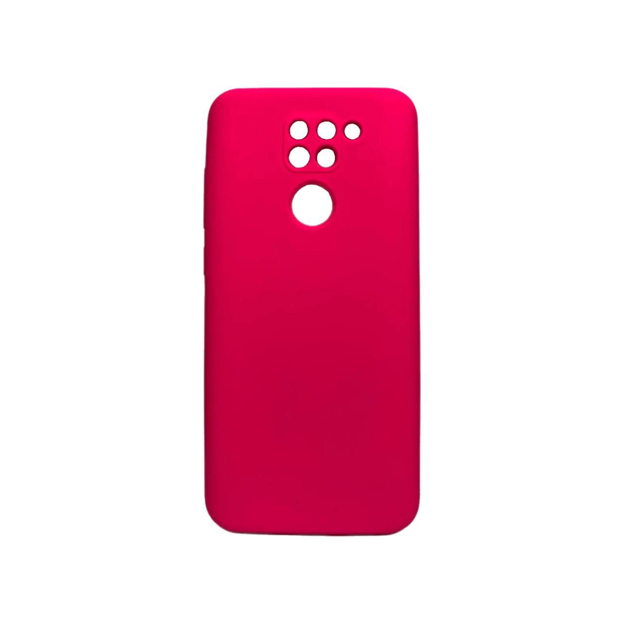 Silicone Cover Full Camera without Logo (A) для Xiaomi Note 9 (Barbie pink)