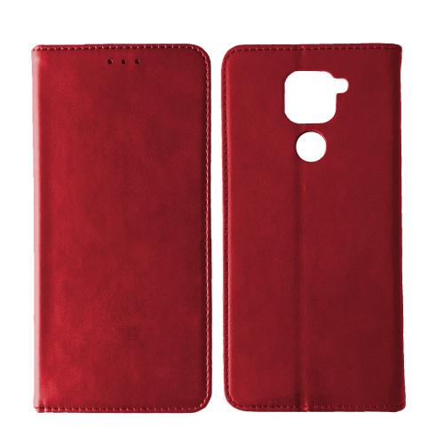 Книжка Black TPU Magnet для Xiaomi Redmi Note 9 Червона