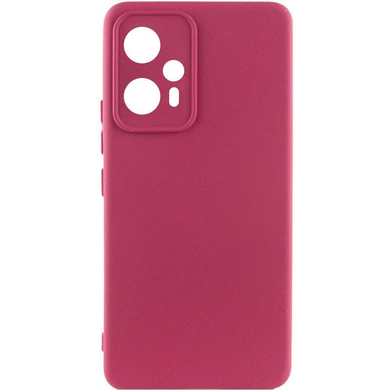 Silicone Case Full Protective No Logo для Xiaomi Note 12 Turbo/Poco F5 (Marsala)